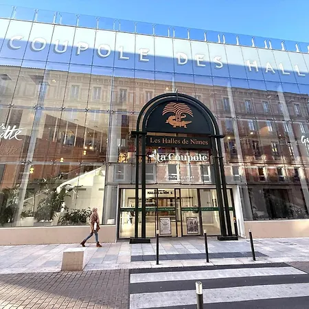 T3 Cosy Centre - Parking - Arenes A Pied - Climatise شقة *