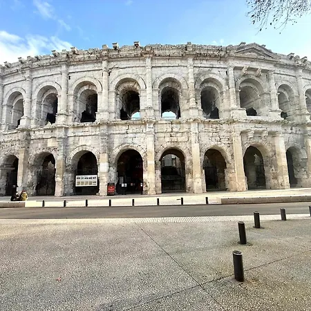 شقة T3 Cosy Centre - Parking - Arenes A Pied - Climatise نيم